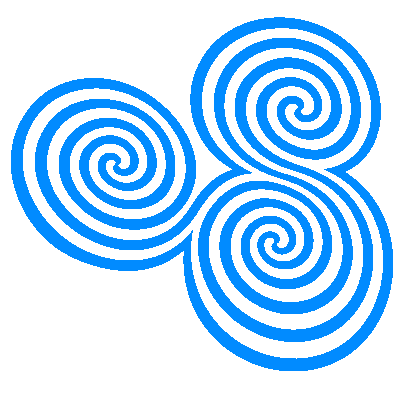 Newgrange tri-spiral